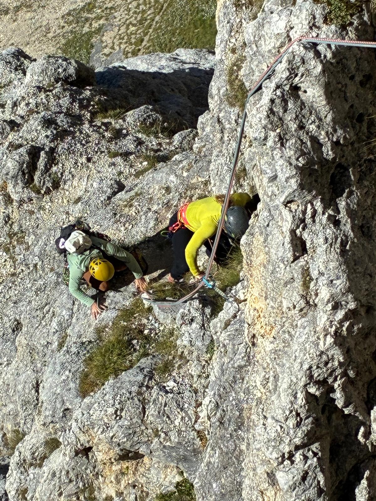 Climbing first pitches