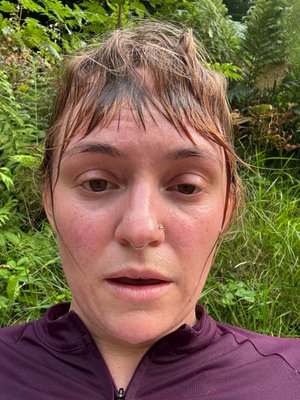 Post-ride face