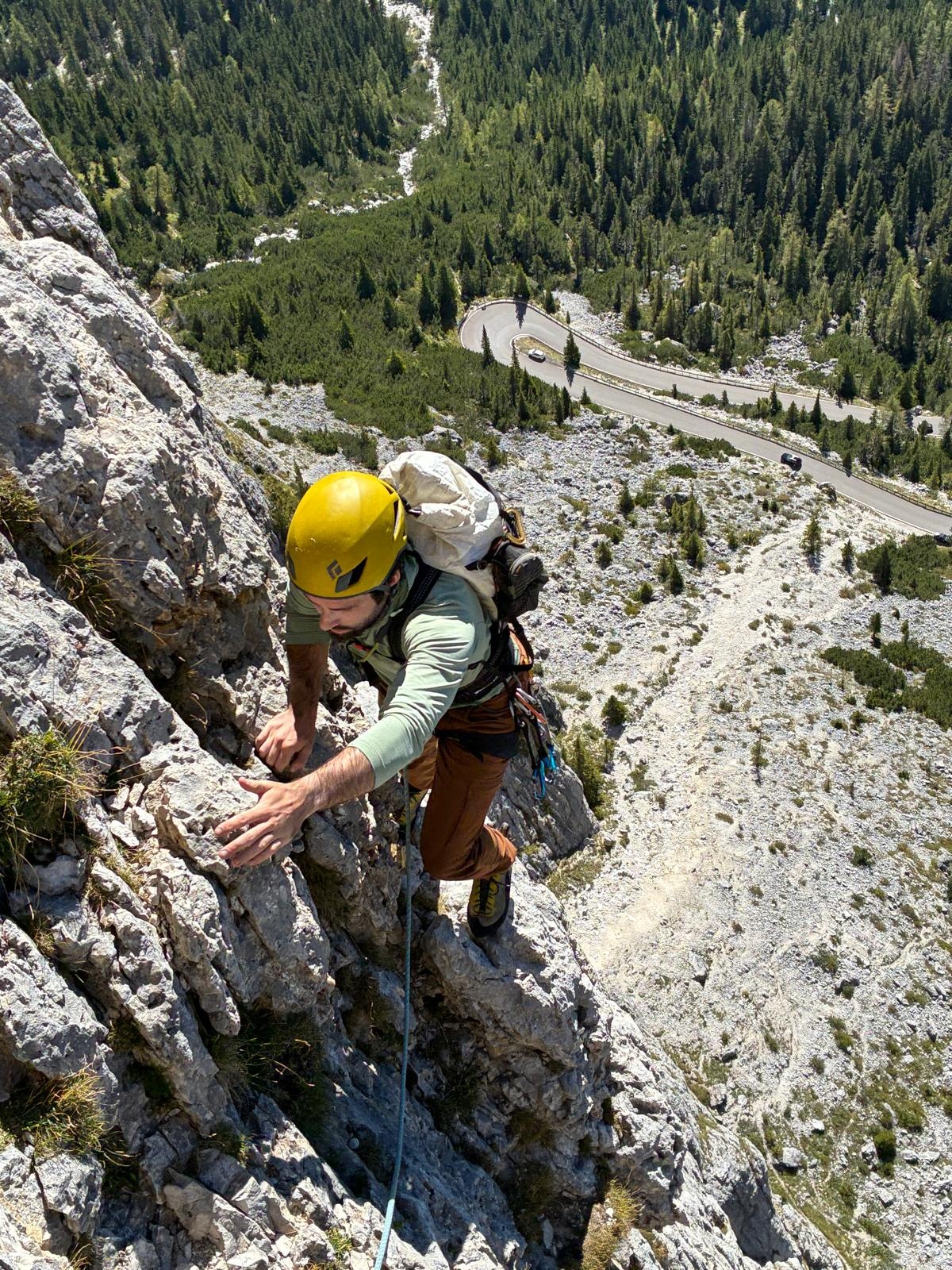 Road in the background