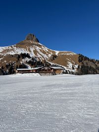 Mountain hut on the Ciampac side of Buffaure