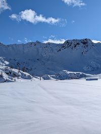 Sasso di Rocca lift on the left shoulder of the Ciampac basin