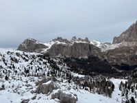 Lagazuoi peak view from the Super 8 circuit