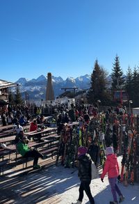 Apres ski at Baita Gardonè in Latemar, Predazzo.