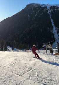 Daysi snowboarding in Latemar, Obereggen.