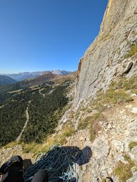 Panoramic view from the top of Via Piccola Micheluzzi