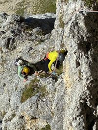 Welcoming first pitches on Via Piccola Micheluzzi