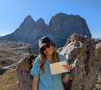 Birthday surprise picnic at Passo Sella