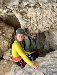 Piccola Micheluzzi descent through the cave