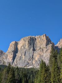 Profile of Piz Ciavazes from Passo Sella