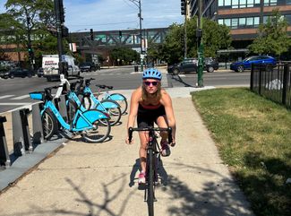 My first road bike—an entry-level setup for beginner cycling before tackling climbs in the Italian Alps