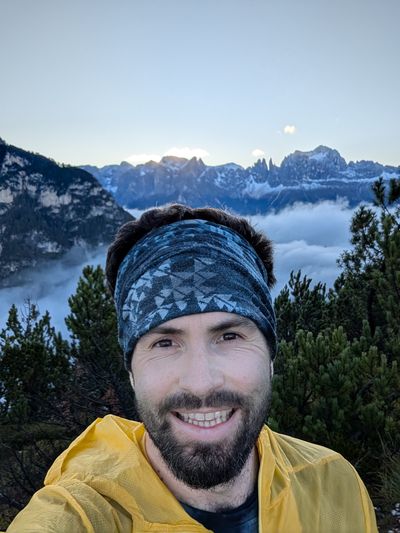 Sunrise breaking over the Tires valley after the storm