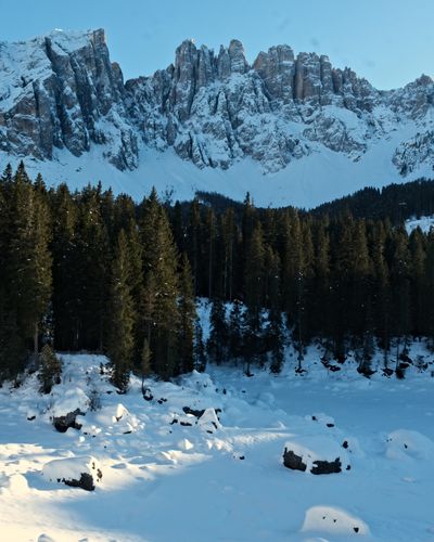 View of Lago di Carezza