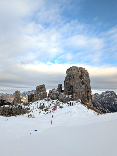 Cinque Torri rock formations in Cortina d'Ampezzo