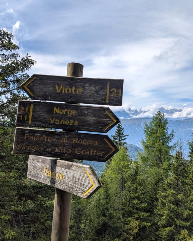 2026 08 26 climbing vason sign and brenta views