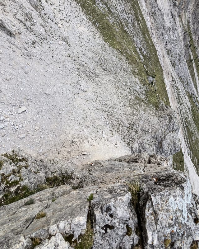 2026 06 19 via rododendri piccola torre rappel route from the top