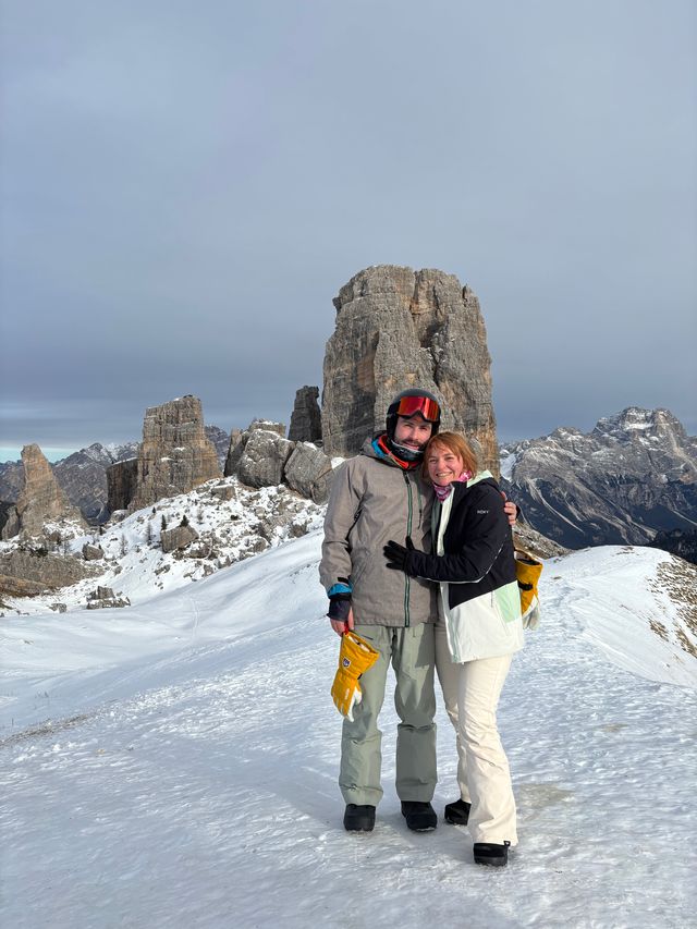 Cinque Torri rock formations in Cortina